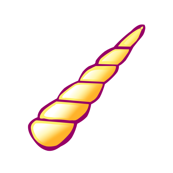 SVG Unicorn039s horn