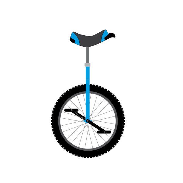 SVG Unicycle drawing