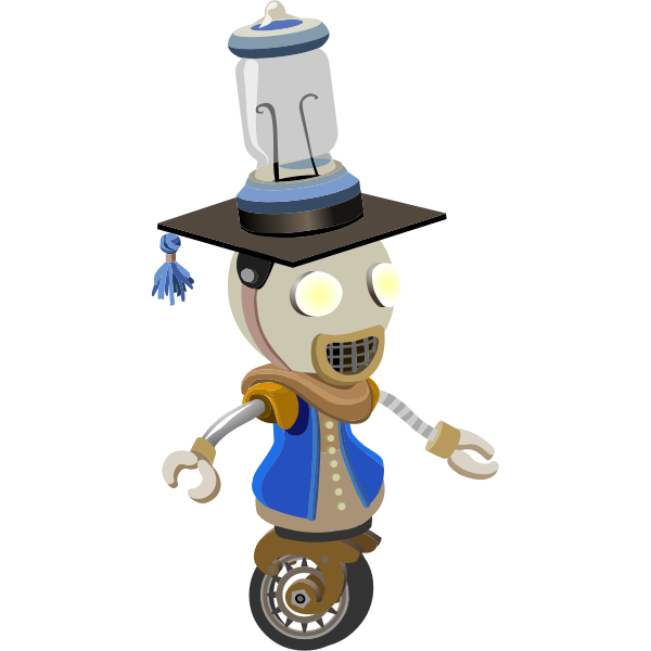 SVG Unicycle robot