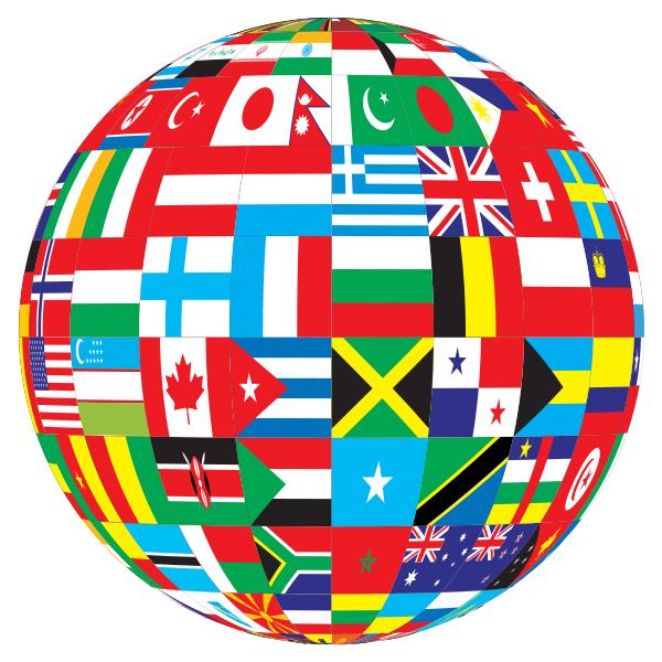 SVG United globe