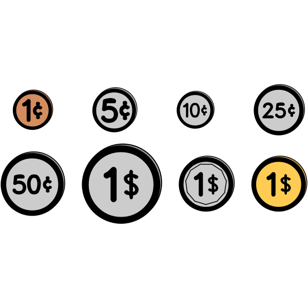 SVG United States Coins