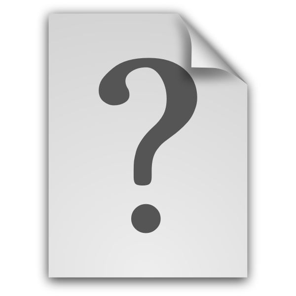 SVG Unknown file icon