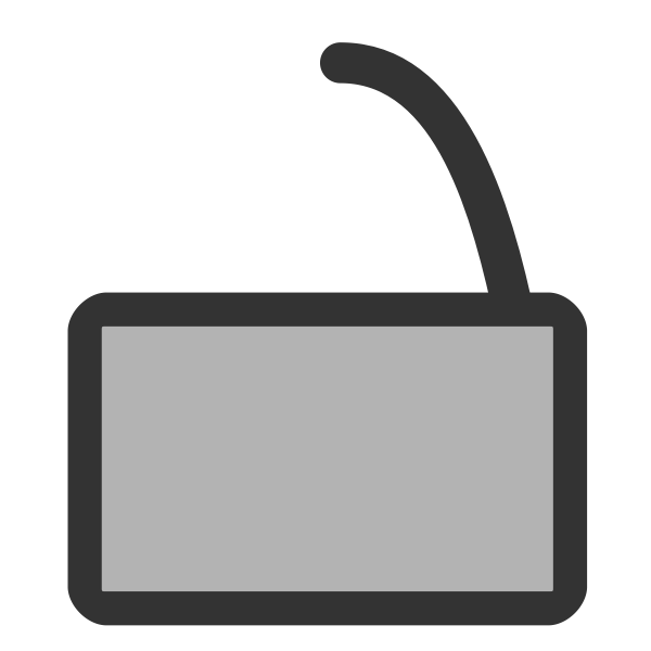 SVG Unlock icon