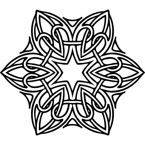 SVG Unusual star design