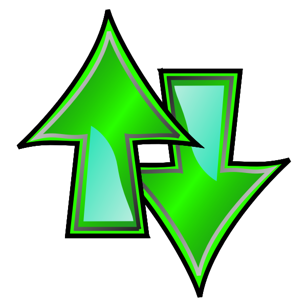 SVG up and down color