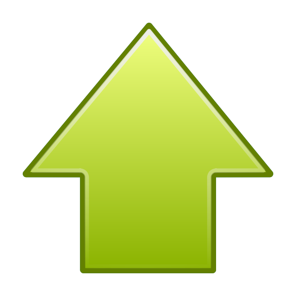 SVG Up arrow icon