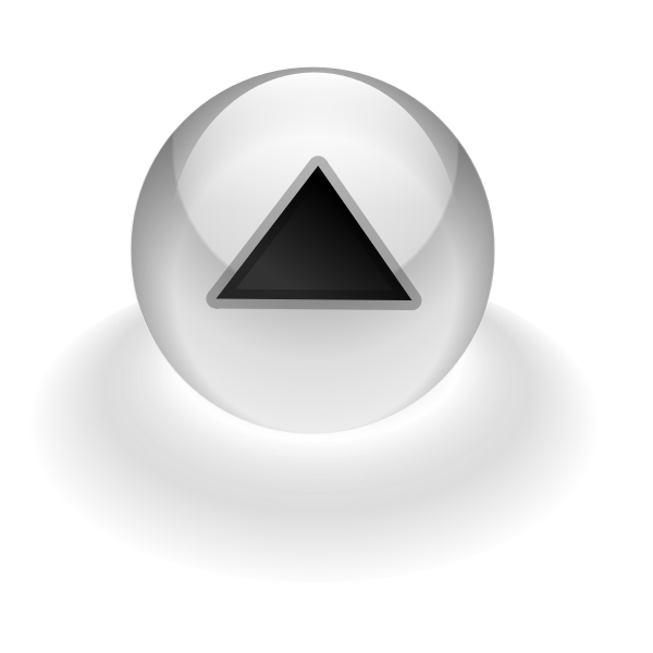 SVG Up computer button vector graphics