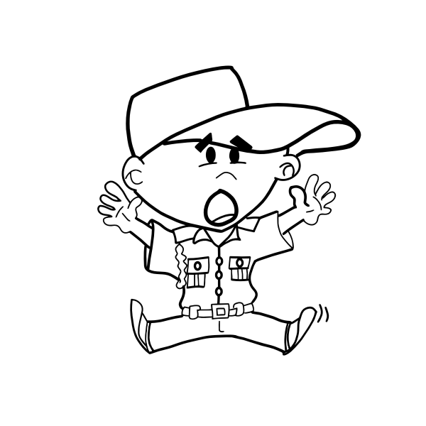 SVG Upset kid