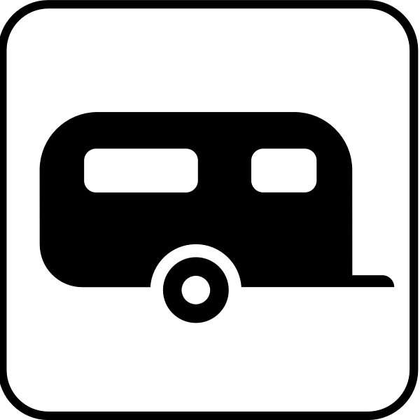 SVG US National Park Maps pictogram for a campsite vector image
