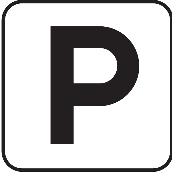 SVG US National Park Maps pictogram for a car park vector image