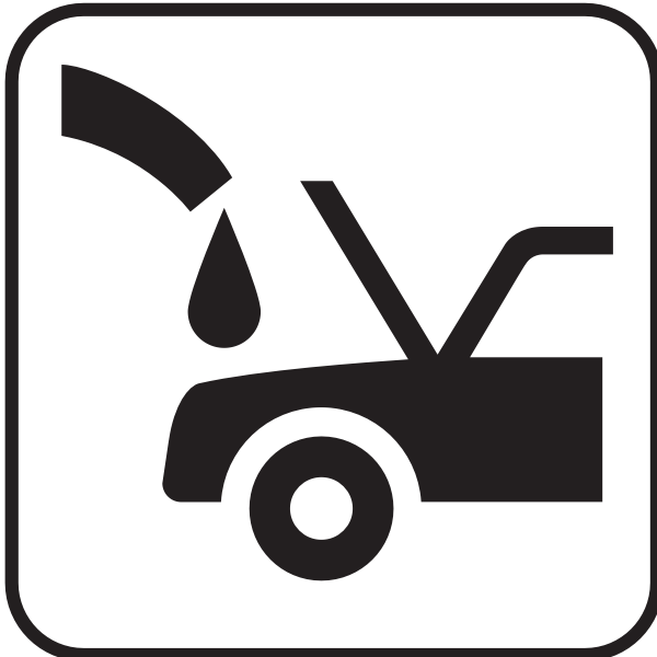 SVG US National Park Maps pictogram for a gasoline station vector image