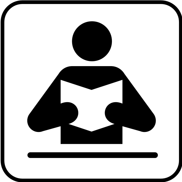 SVG US National Park Maps pictogram for a library traffic vector image