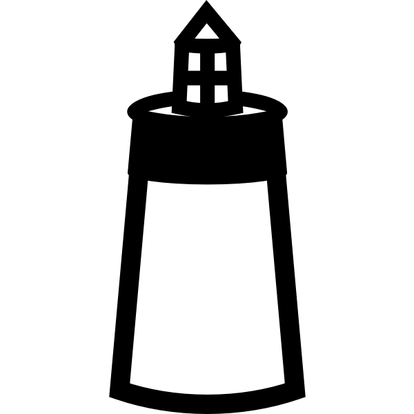 SVG US National Park Maps pictogram for a lighthouse vector image