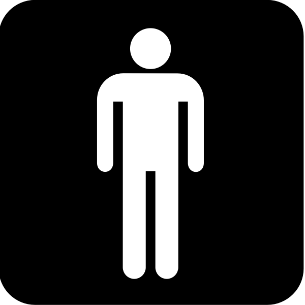 SVG US National Park Maps pictogram for a men039s restroom vector image