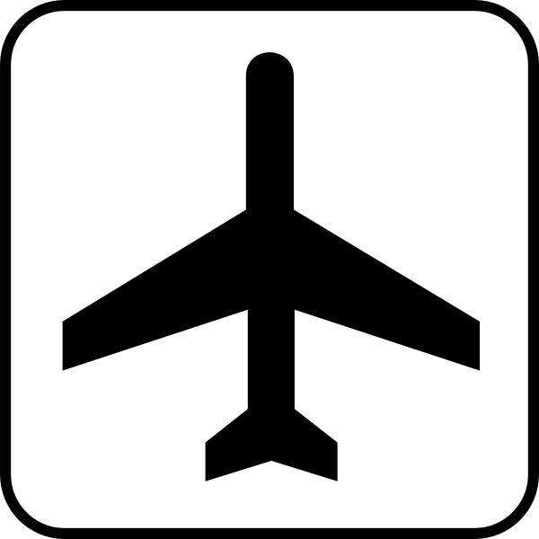 SVG US National Park Maps pictogram for airfield vector image