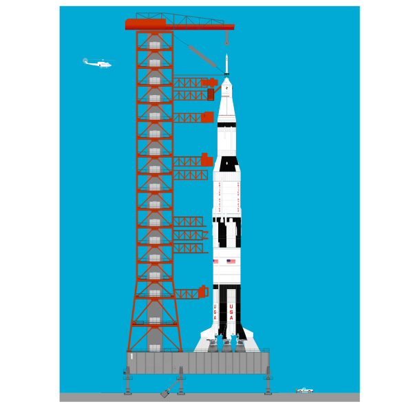SVG US spaceship