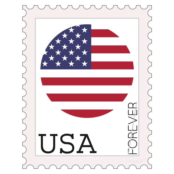 SVG USA Forever Stamp