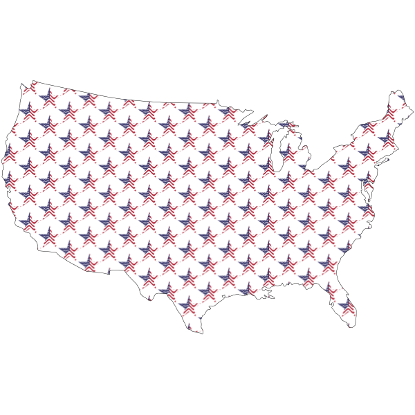 SVG USA geographical map
