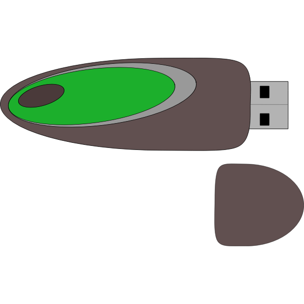 SVG USB device vector image