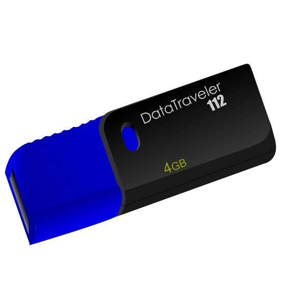 SVG USB plug vector illustration