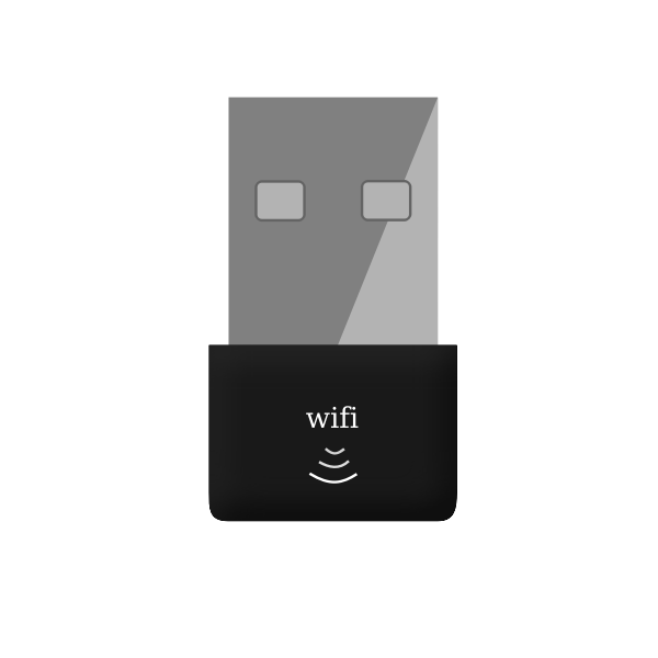 SVG USB Wi-Fi adapter vector image