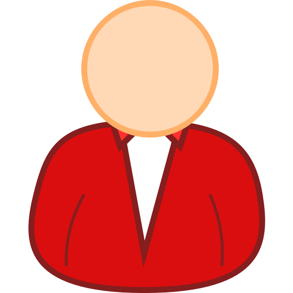 SVG User avatar vector clip art
