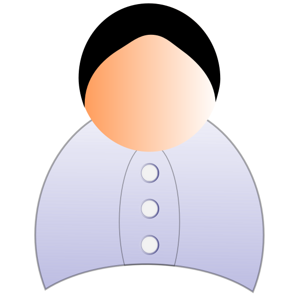 SVG User icon symbol