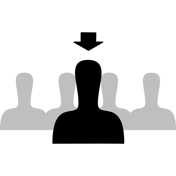 SVG User icon vector graphics