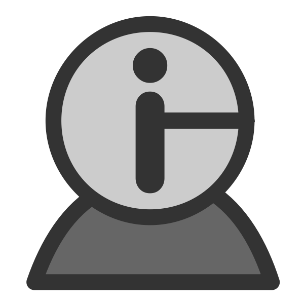 SVG User info icon