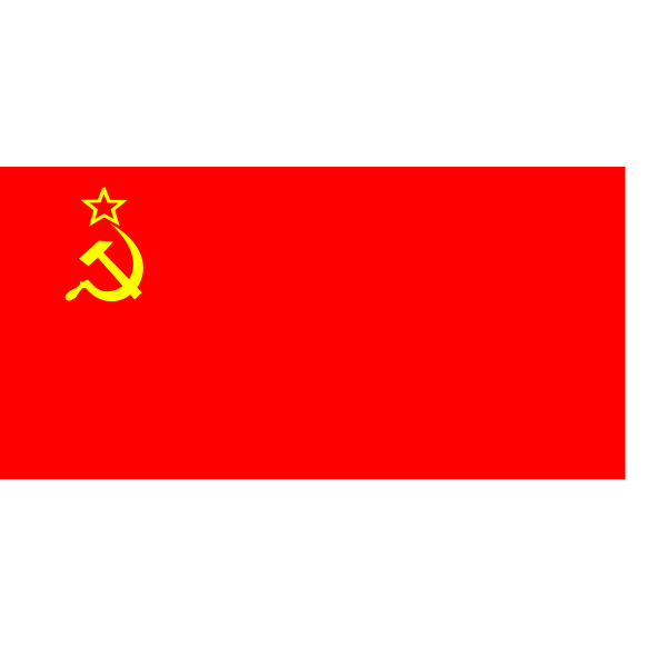 SVG USSR flag vector image