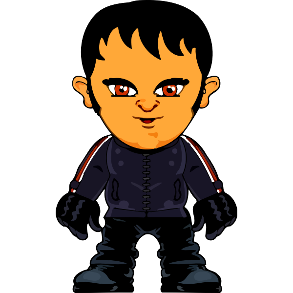 SVG Vampire biker