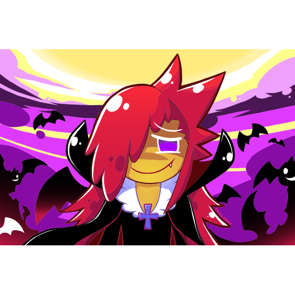 SVG Vampire girl