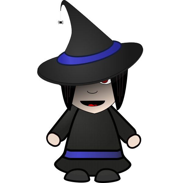 SVG Vampire witch