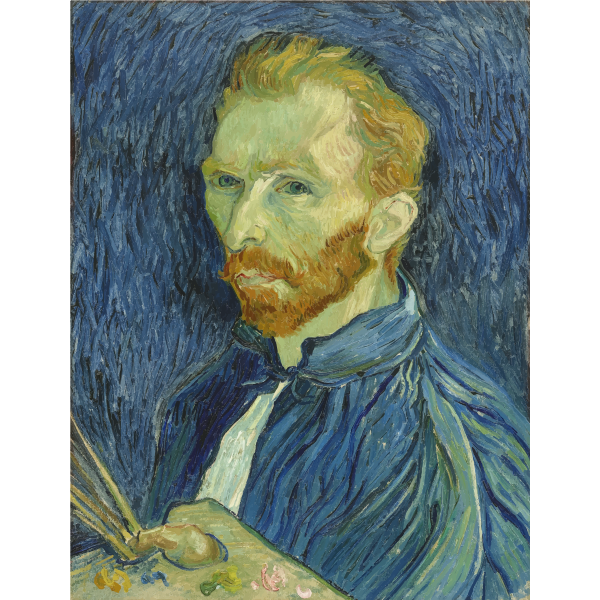 SVG Van Gogh Self Portrait