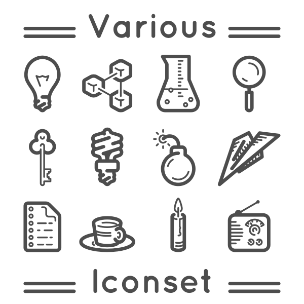 SVG Various icon set