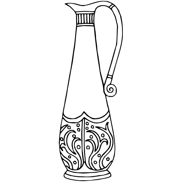 SVG Vase line image