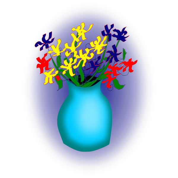 SVG Vase with flowers