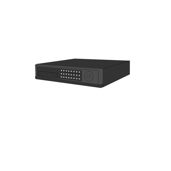 SVG VCR video recorder vector image