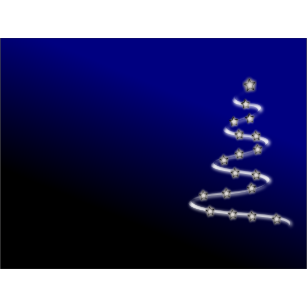 SVG Vector background with Christmas Tree