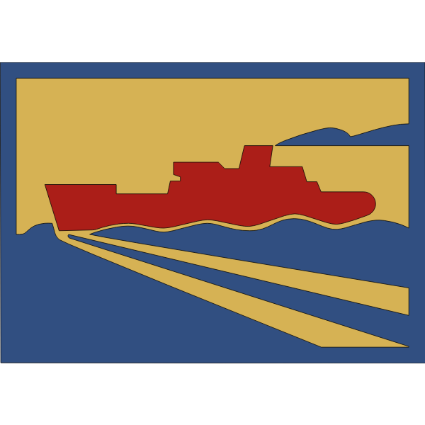 SVG Vector clip art of 80th Infantry arm match