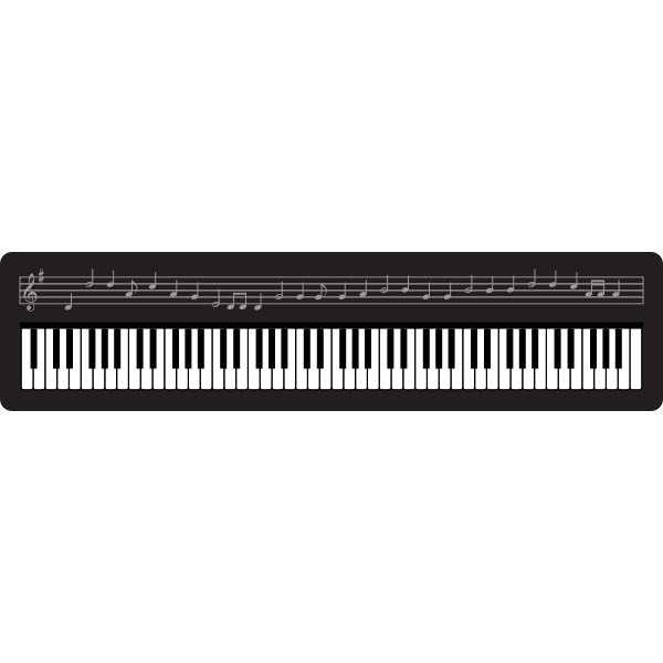 SVG Vector clip art of a keyboard