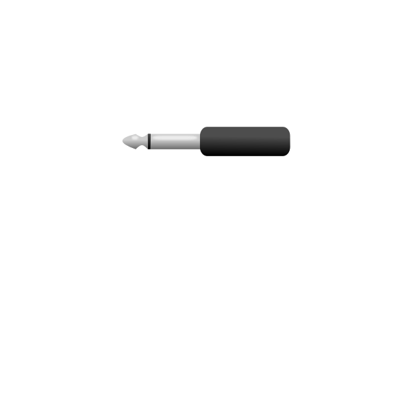 SVG Vector clip art of a phone connector