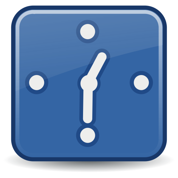 SVG Vector clip art of a recent icon for web design