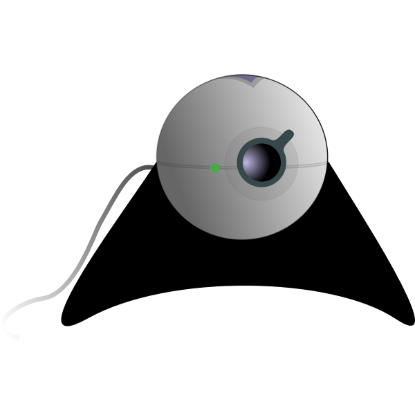 SVG Vector clip art of a webcam