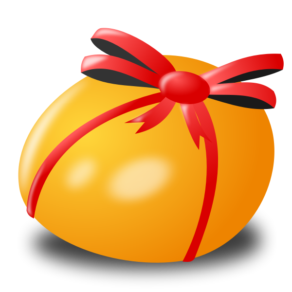 SVG Vector clip art of an Easter icon