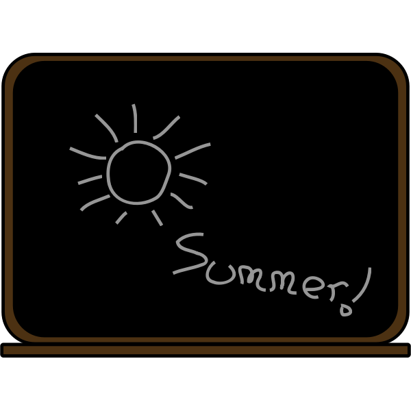 SVG Vector clip art of blackboard