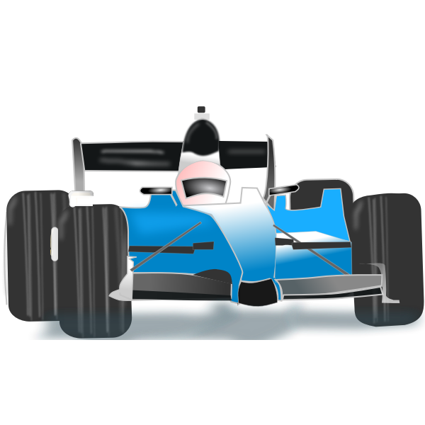 SVG Vector clip art of blue bolide