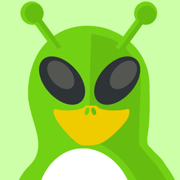 SVG Vector clip art of cartoon red alien character