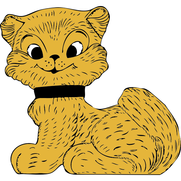 SVG Vector clip art of cat toy