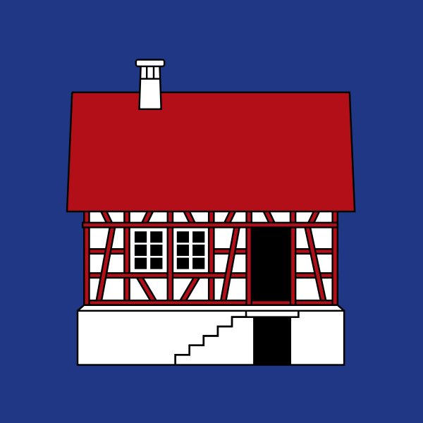 SVG Vector clip art of coat of arms of Hausen am Albis village